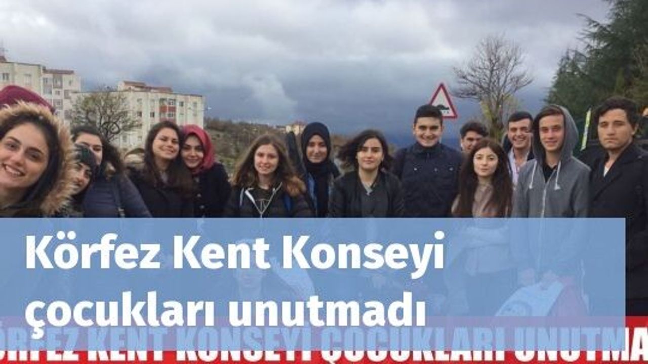 Körfez Kent Konseyi çocukları unutmadı