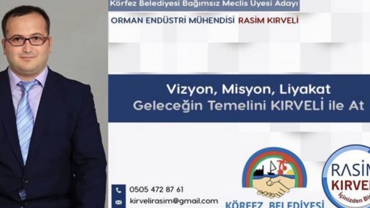 Rasim Kırveli, Körfez’e bağımsız aday