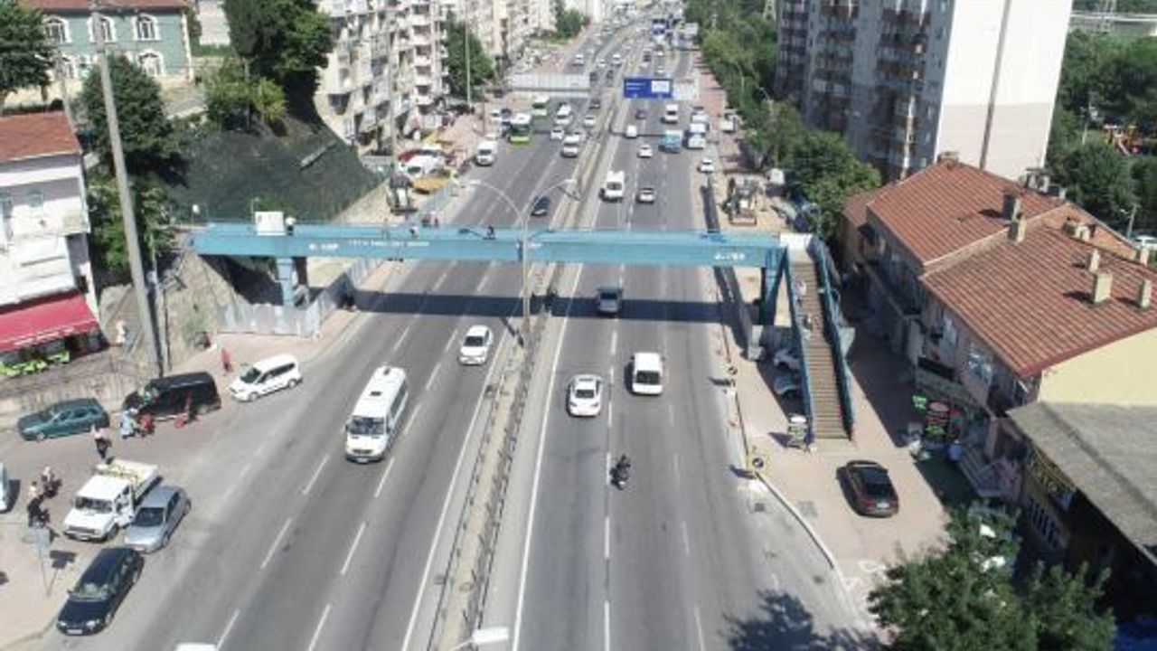 Yenilenen üst geçit için geri sayım başladı