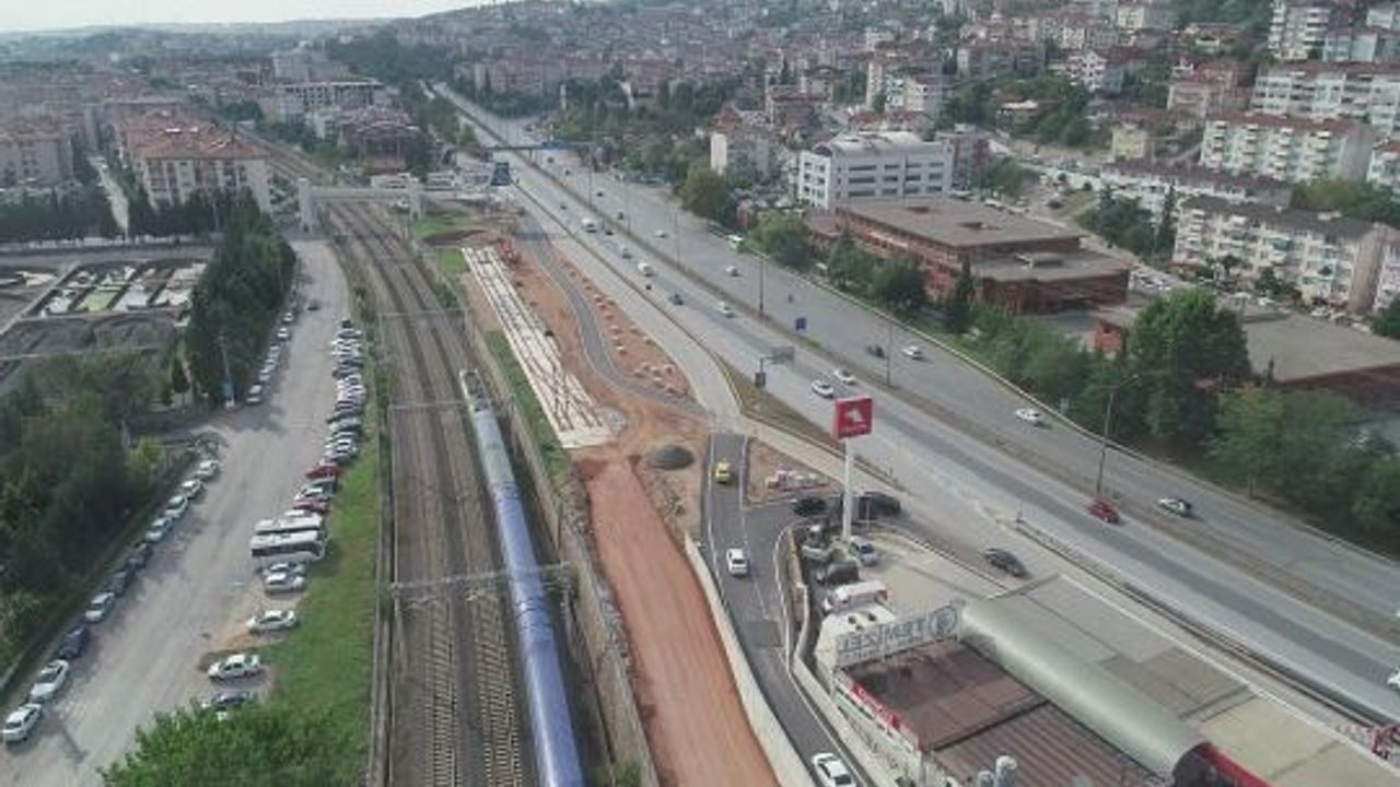 Kuruçeşme Tramvay Hattı’nda ray betonları dökülüyor