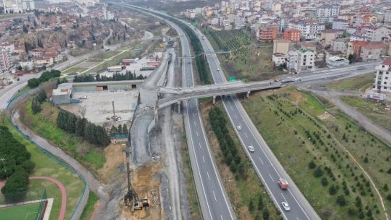 Tuzla Şifa – Çayırova bağlantı  köprüsünde imalatlara devam