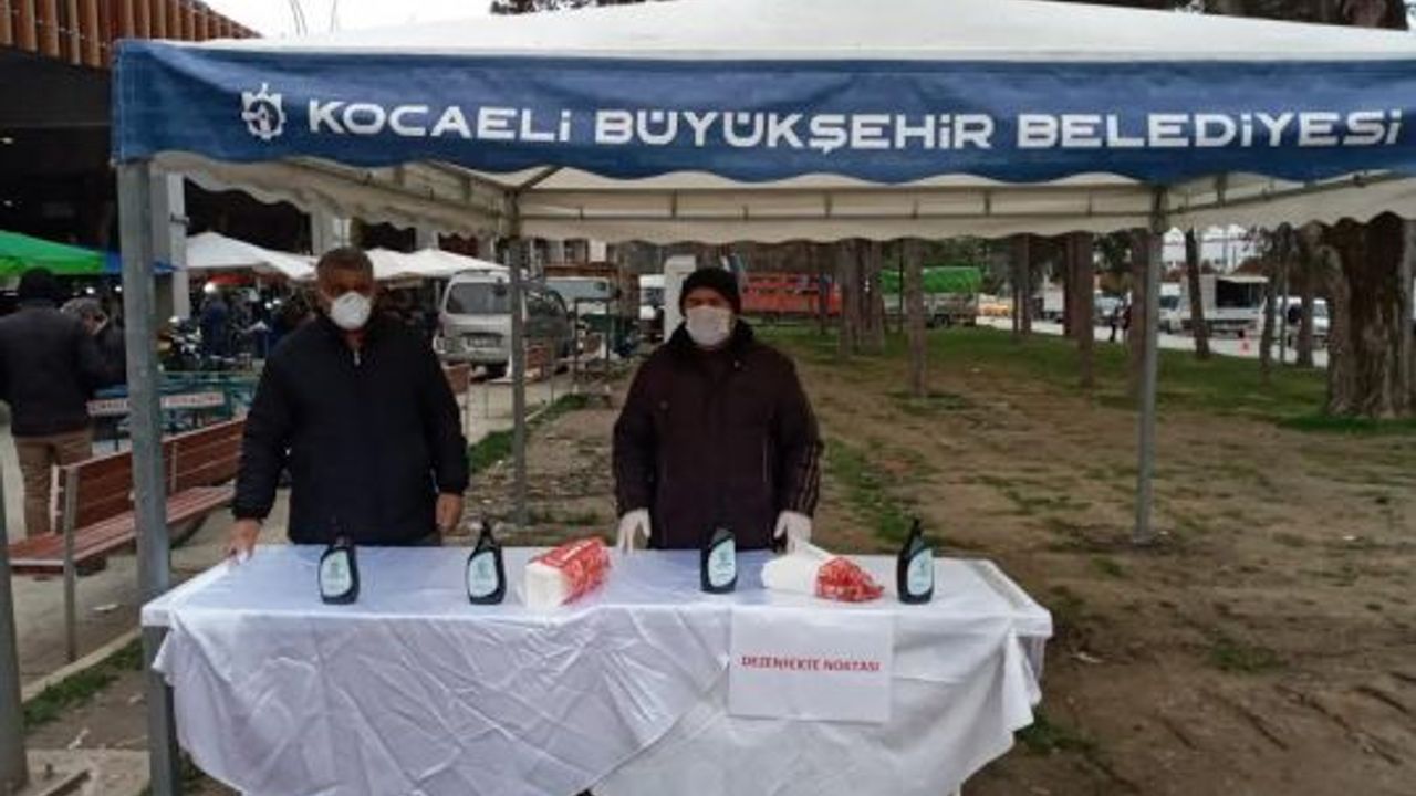 Büyükşehir, Perşembe Pazarı’na dezenfekte çadırı kurdu