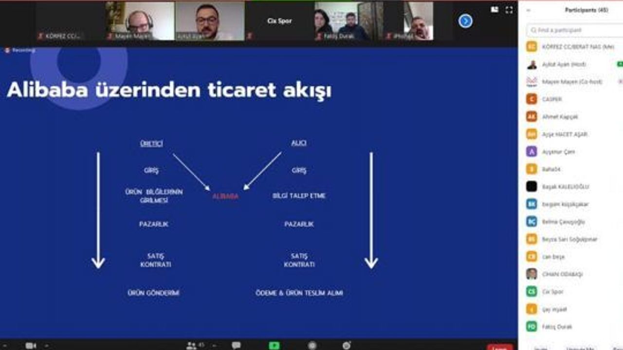 Körfez Ticaret Odası, Alibaba.com  işbirliği ile e-ticaret eğitimi verdi