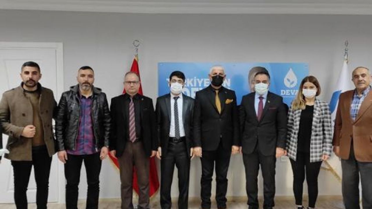 DEVA Partisi, Ağrılılar Derneği Başkanı Nurettin Kaplan’ı ağırladı