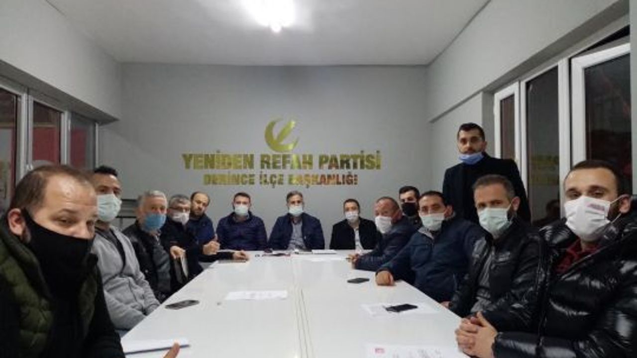 Yeniden Refah Partisi Derince İlçe Başkanlığı, olarak Haftalık toplantısını gerçekleştirdi