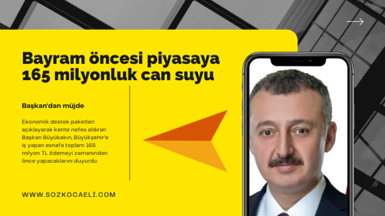 Bayram öncesi piyasaya 165 milyonluk can suyu