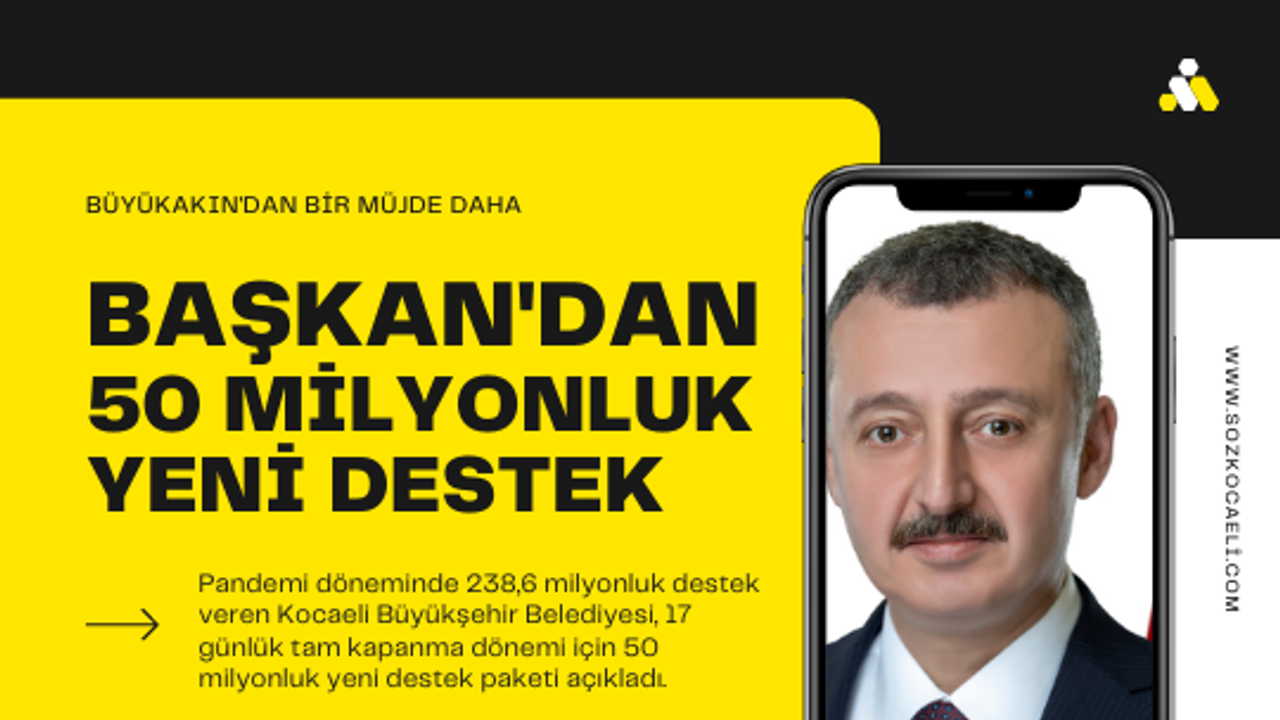 Büyükşehir’den 50 milyonluk yeni destek paketi