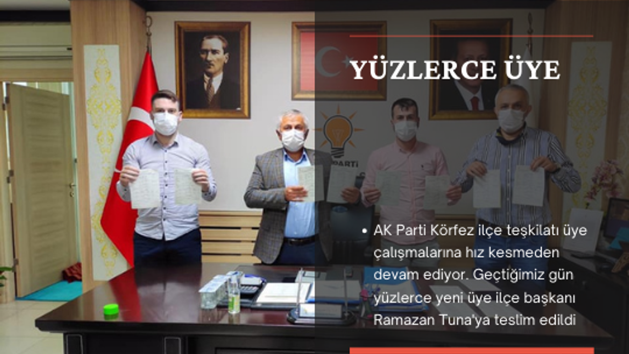 AK Parti'ye yüzlerce yeni üye