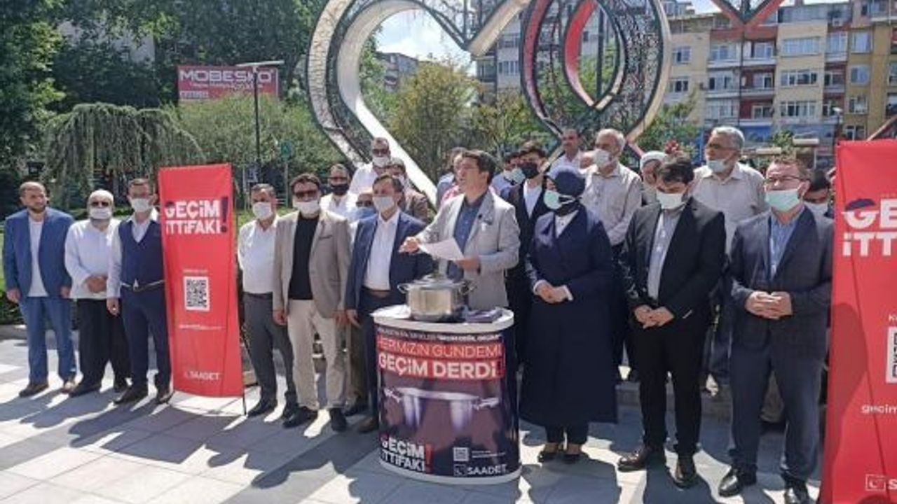 SAADET PARTİSİ İL BAŞKANLARI  "GEÇİM İTTİFAKI" - BASIN AÇIKLAMASI