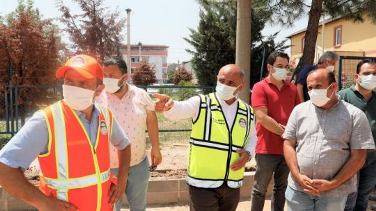 Başkan Söğüt, asfalt çalışmalarını takip etti