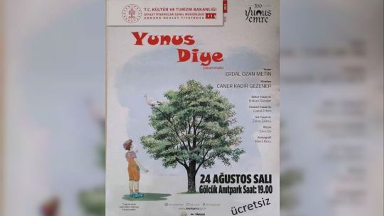 "YUNUS DİYE" yürüyen sahne çocuk oyunu