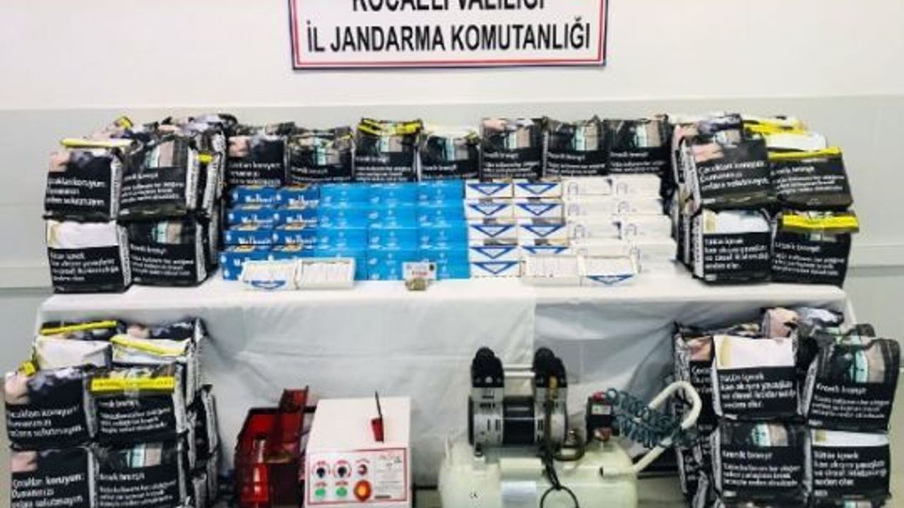 Kocaeli İl Jandarma Komutanlığı ekiplerince kaçakçılıkla mücadele