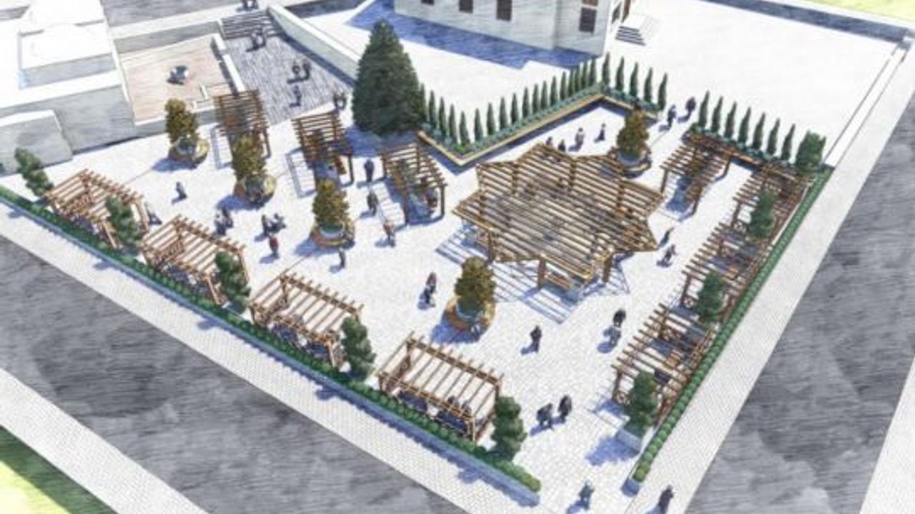 Genel Sekreter Gündoğdu,  Karabali Meydanı projesini inceledi