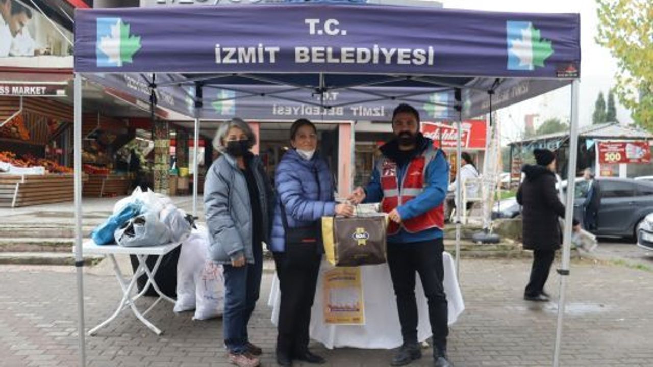 İzmit Belediyesinin kıyafet bağışı  dayanışması devam ediyor