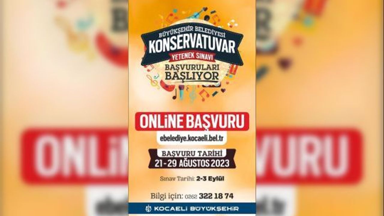 Konservatuvar Yetenek Sınavı başvuruları başlıyor