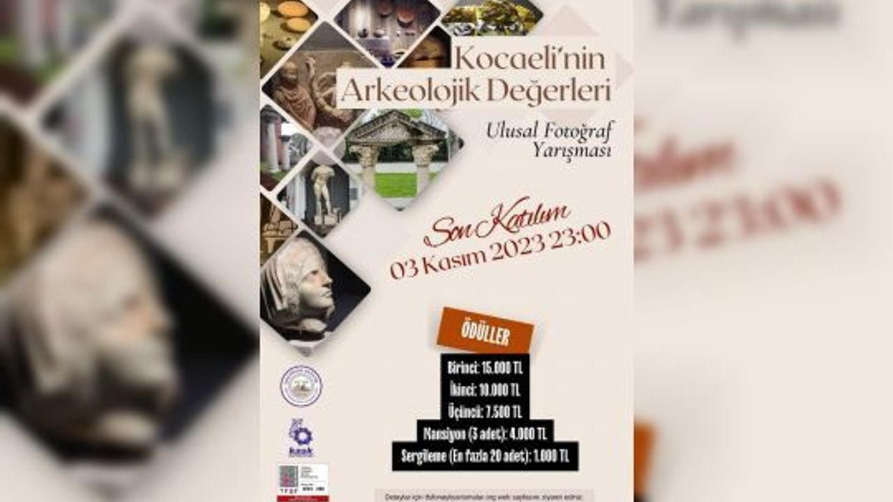 Kocaeli’nin Arkeolojik Değerleri Ulusal Fotoğraf Yarışması düzenliyor