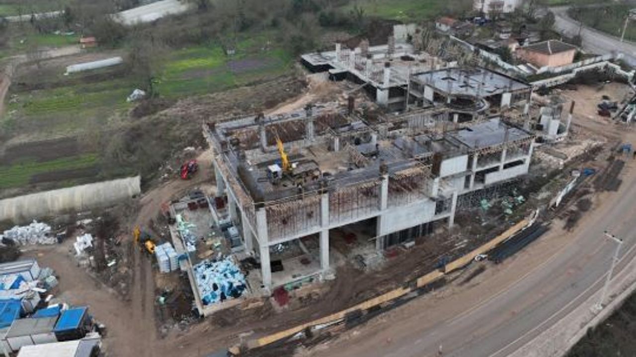 Başiskele ilçesindeki, termal tesis projesi hızla ilerliyor.