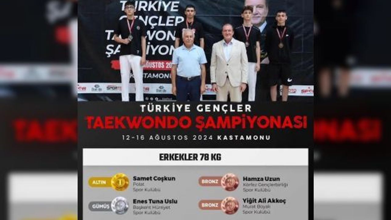 Körfezli Taekwondo Sporcusu Hamza, Büyük Başarı Elde Etti