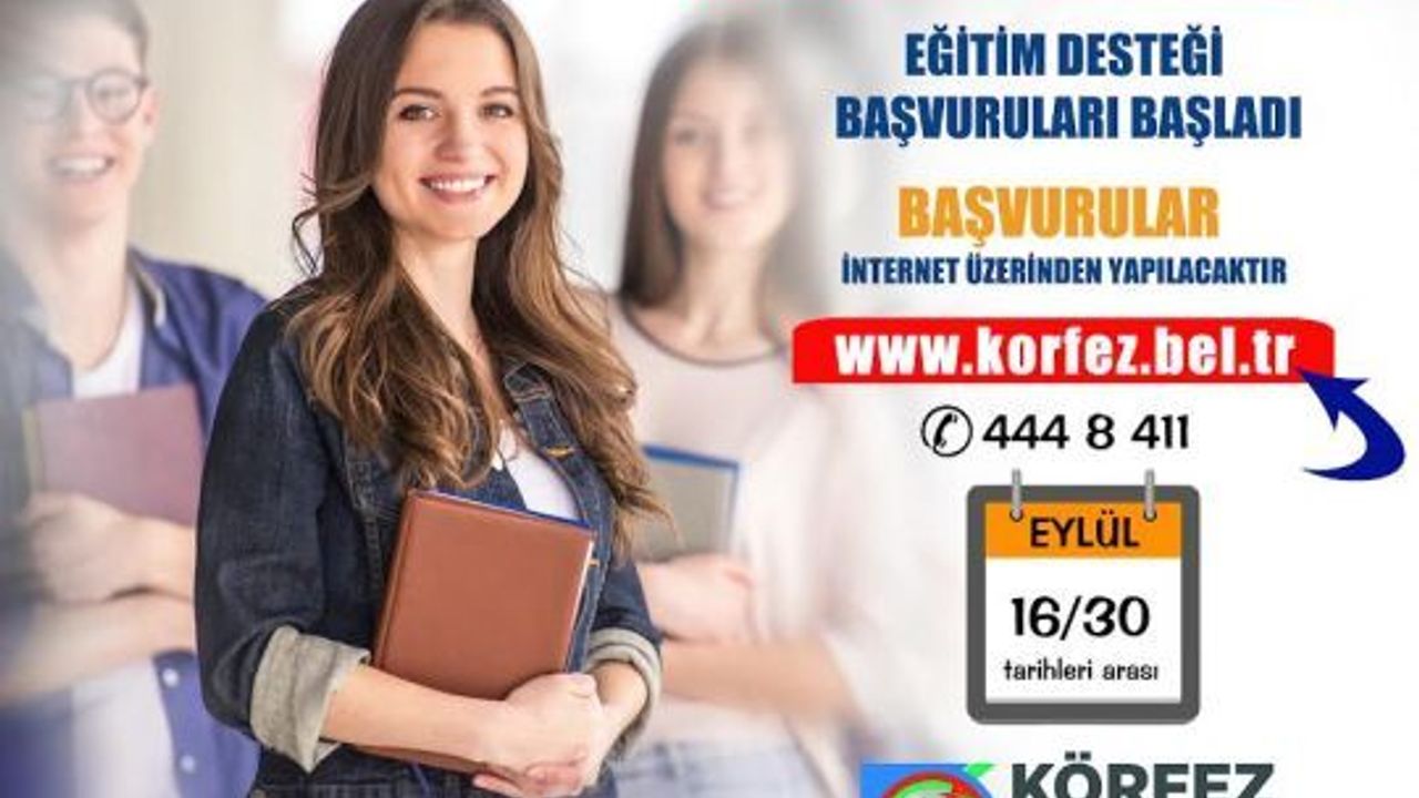 Körfez Belediyesi’nden, Üniversite Öğrencilerine, Eğitim Desteği