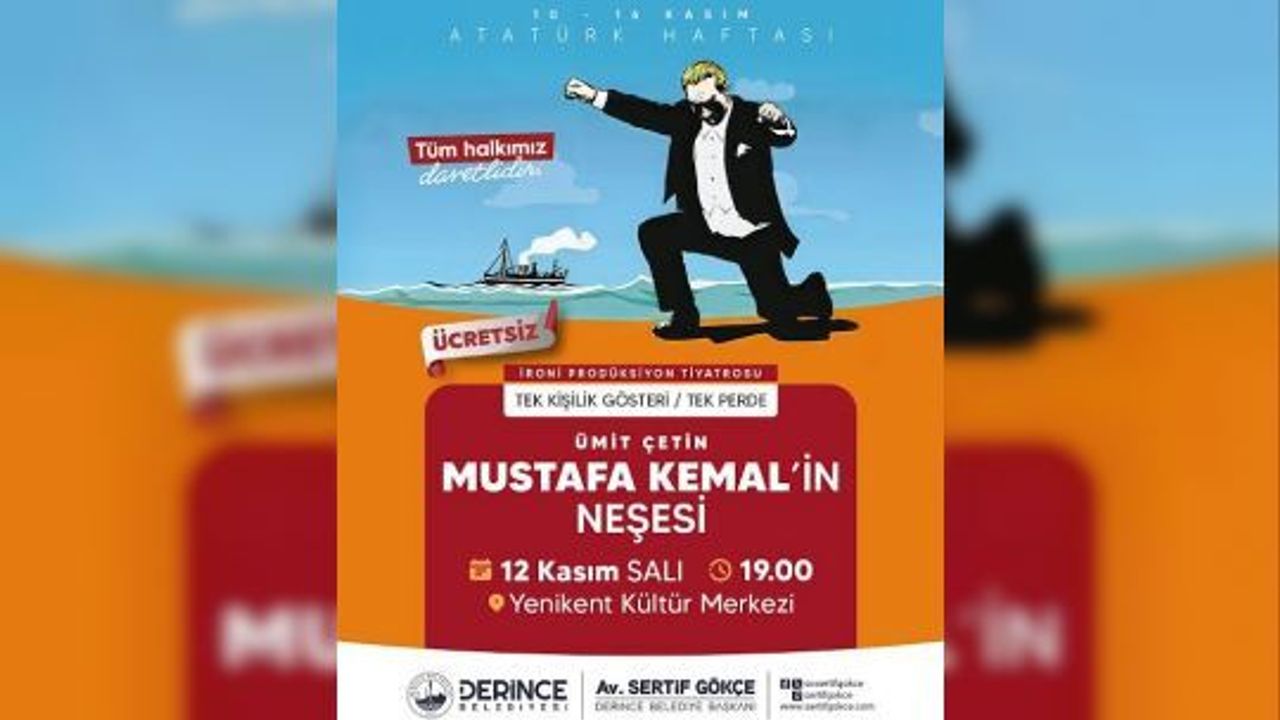 Derince Belediyesi, iki önemli program düzenliyor