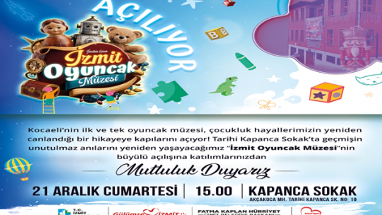 Kocaeli'nde, Yepyeni Bir Deneyim: İzmit Oyuncak Müzesi