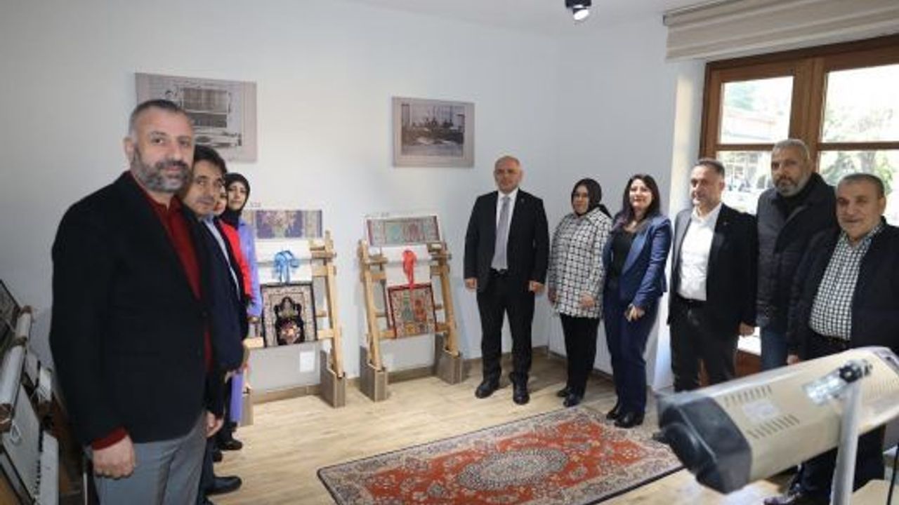 KÖRFEZ’DE KÜLTÜREL MİRAS MÜZESİ VE ÜRETİM TESİSİ'NDE İLK HALILAR DOKUNDU