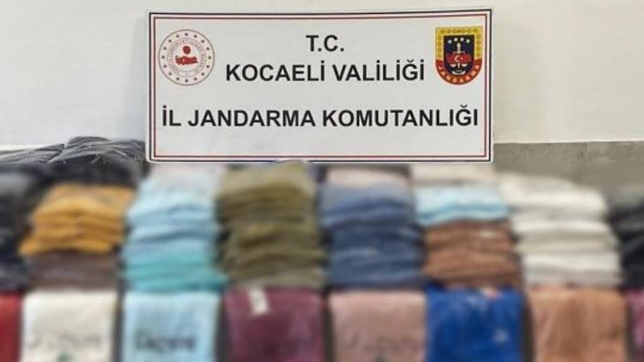 SAHTE (1380) ADET, GİYİM MALZEMESİ ELE GEÇİRİLDİ