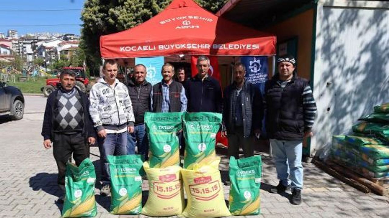 KOCAELİ BÜYÜKŞEHİR BELEDİYESİ, ÇİFTÇİLERE DESTEK PROJESİNİ GERÇEKLEŞTİRİYOR