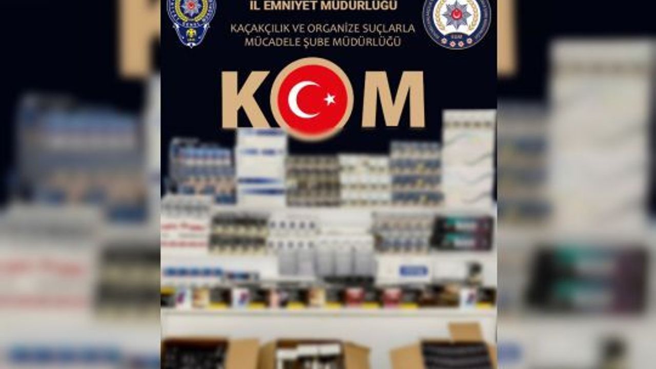 Kocaeli Kaçakçılık ve Organize Suçlarla Mücadele Müdürlüğünden operasyon