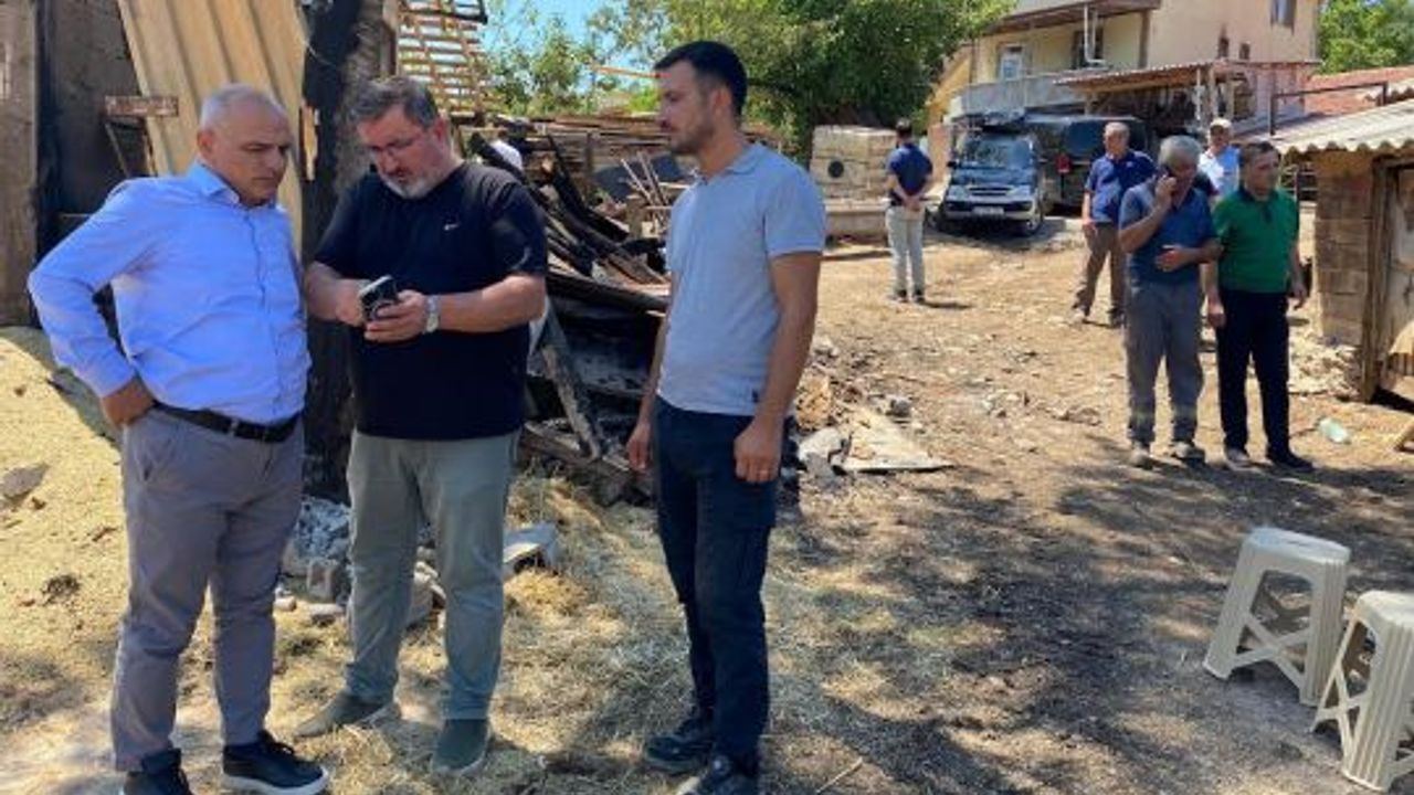 KÖRFEZ BELEDİYE BAŞKANI ŞENER SÖĞÜT, YANGIN SONRASI ZARAR GÖREN VANDAŞLARI ZİYARET ETTİ
