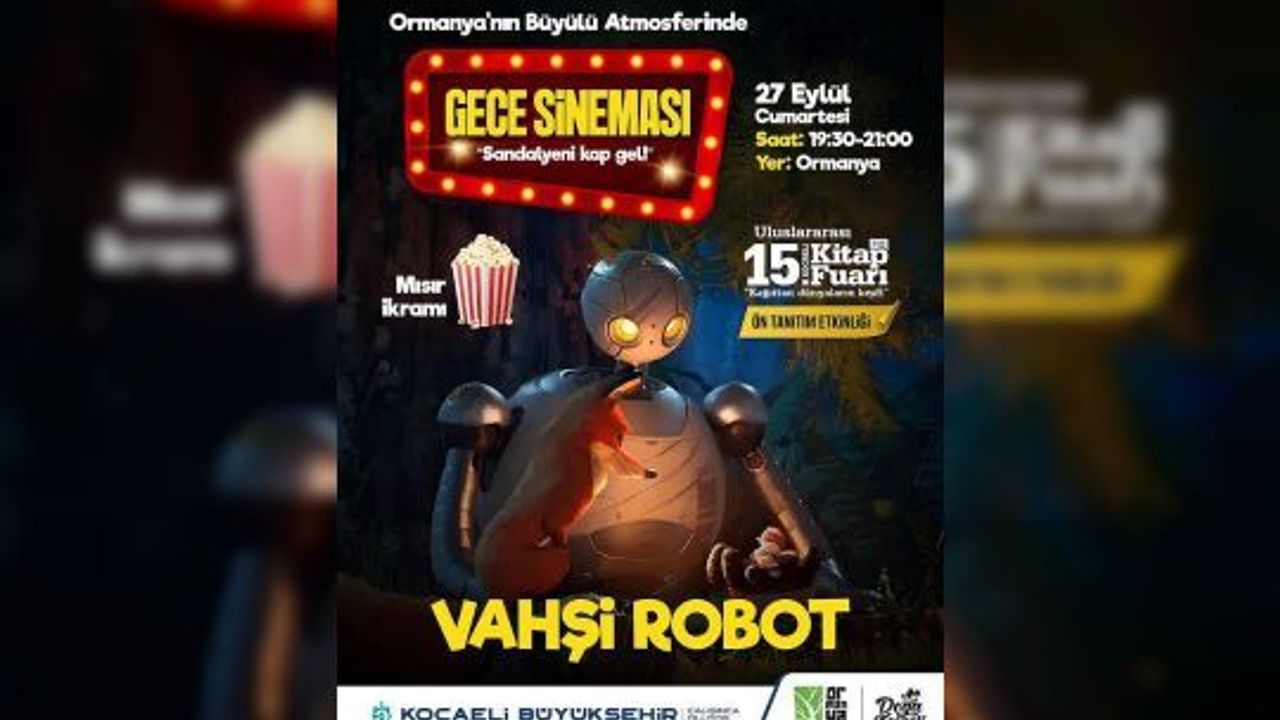 Ormanya’da Yıldızlar Altında Sinema Keyfi: Kitap Fuarı’na Doğadan Davet