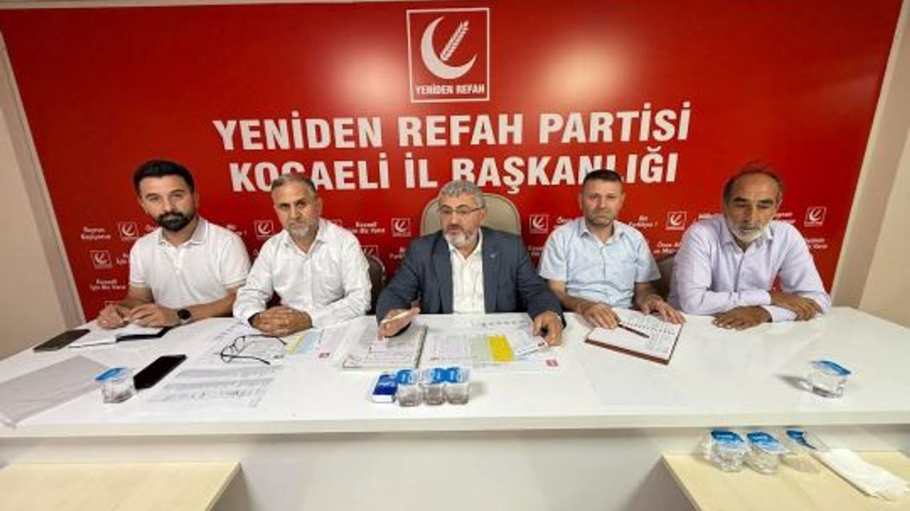 Yeniden Refah Partisi Kocaeli İl Yönetimi Gündemi Değerlendirdi