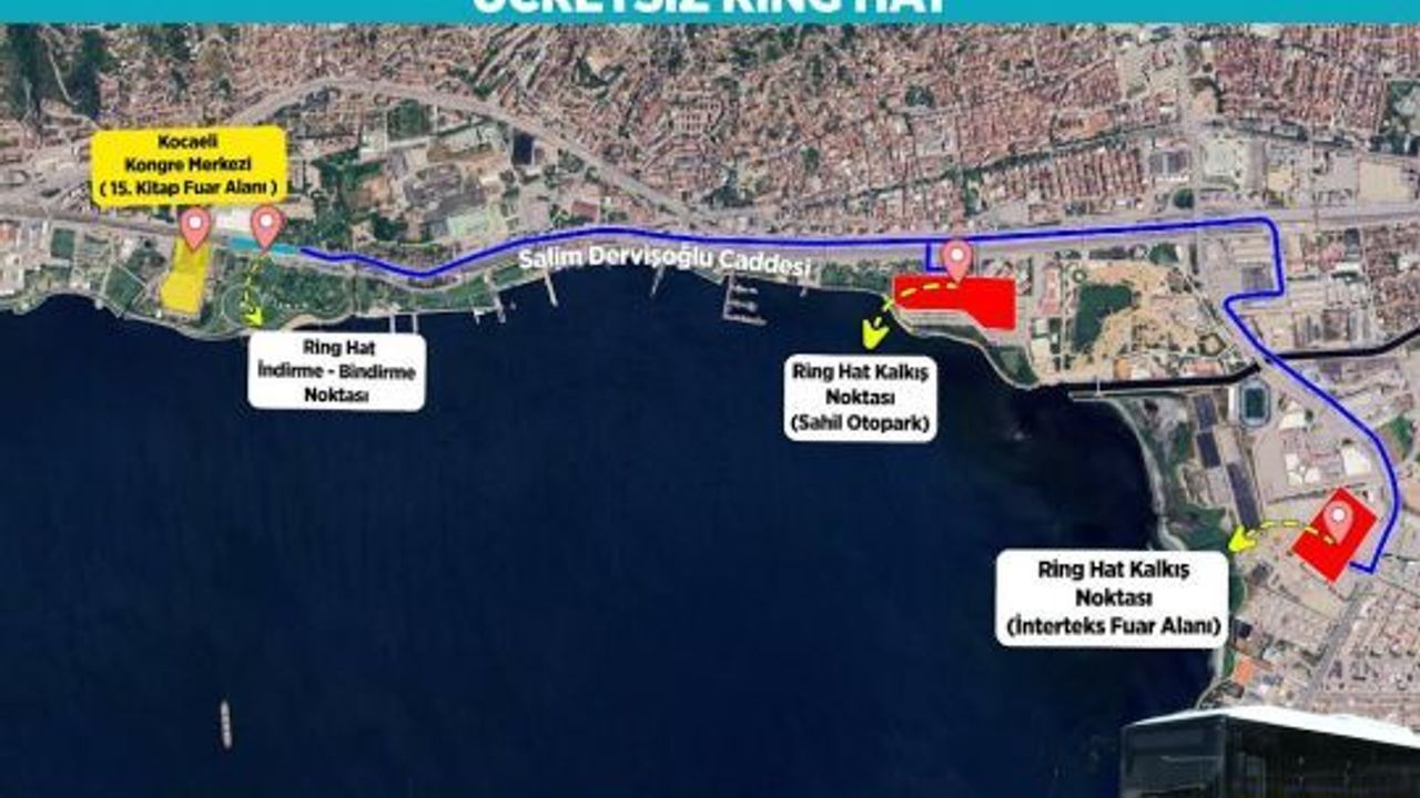 Kocaeli Kitap Fuarı’na Ulaşımda Konforlu Dönem Başlıyor