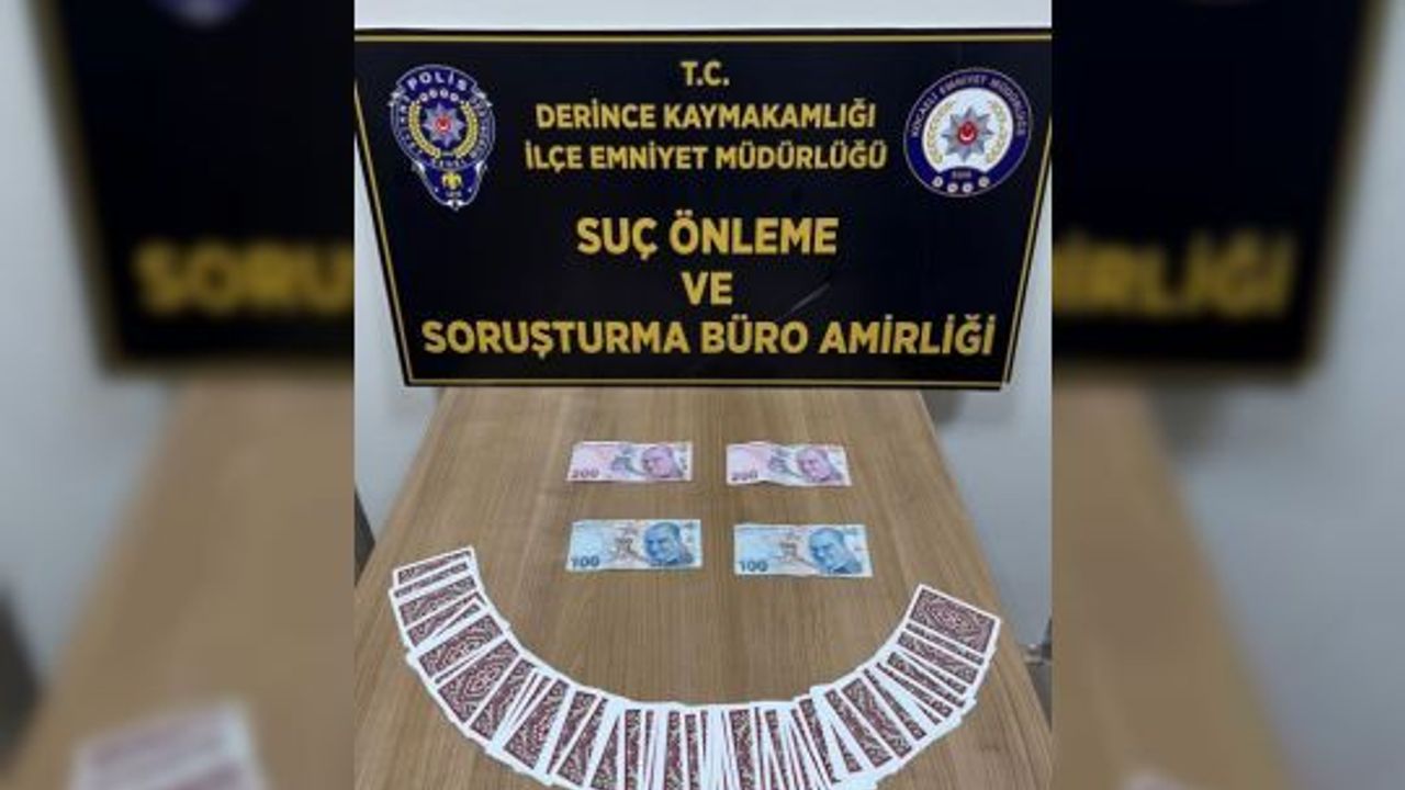 Derince’de Kumar Operasyonu: 6 Şüpheli Hakkında İşlem Başlatıldı