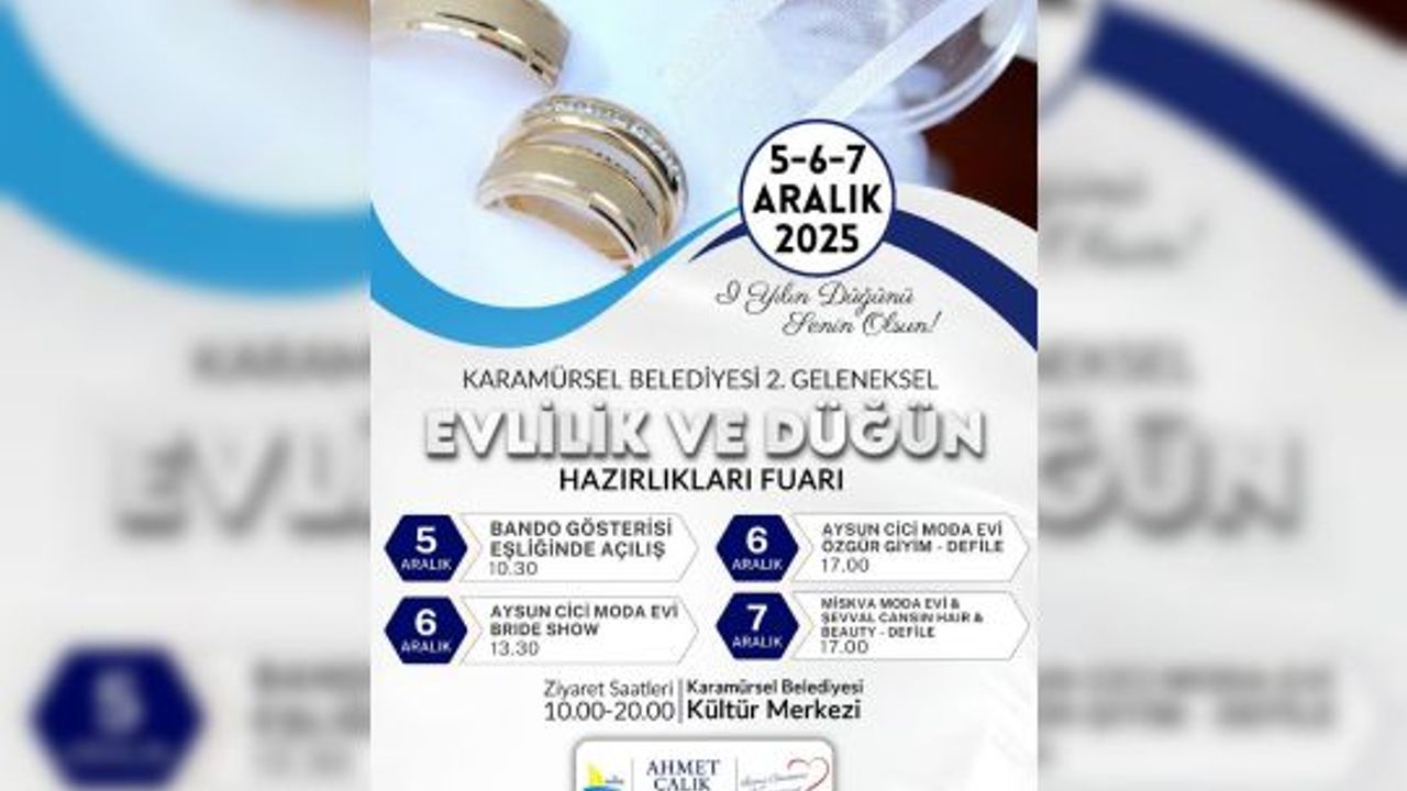 Karamürsel’de Evlilik ve Düğün Hazırlıkları Fuarı Yeniden Başlıyor