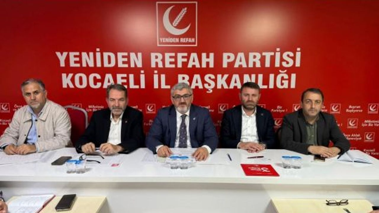 Kocaeli’de Yeniden Refah İl Yönetim Kurulu Toplantısı