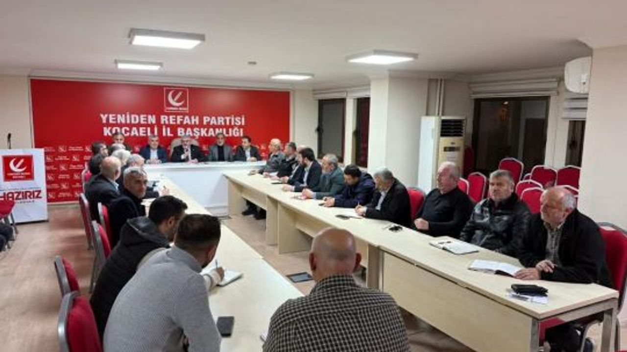 Yeniden Refah Partisi Kocaeli İl Başkanı Aydın; “Sürecin Takipçisi Olacağız” Mesajı