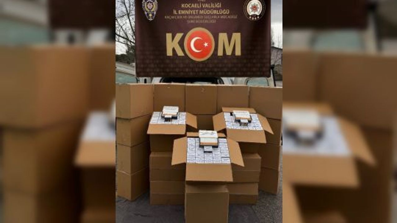 Körfez’de Kaçak Makaron Operasyonunda 1 Kişi Gözaltında
