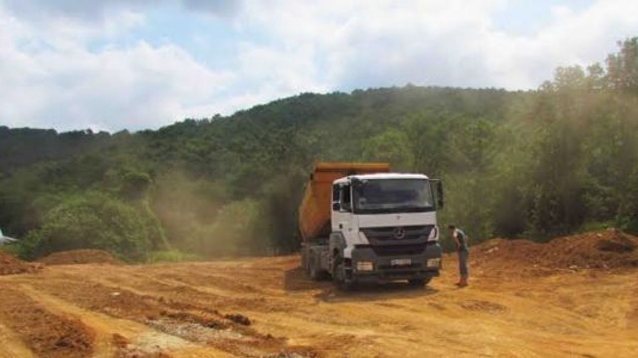  5 kişi ve iki firmaya 744 bin TL hafriyat cezası