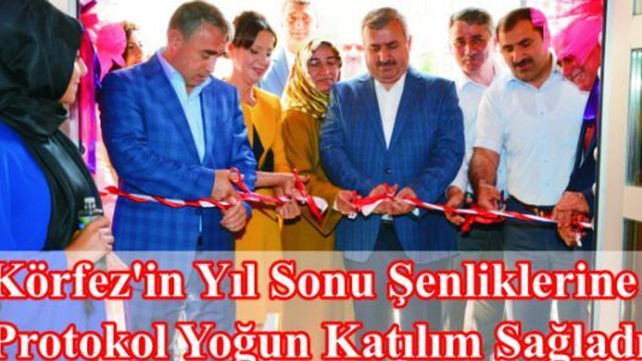 Körfez’in Yıl Sonu Şenliklerine Protokol Yoğun Katılım Sağladı