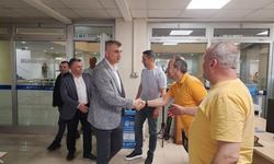 Başkan Sezer, Birimleri tek tek ziyaret ederek çalışanların bayramını kutladı