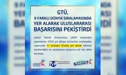 GTÜ 11 farklı dünya üniversitesi sıralamasında 9. sırada yer aldı