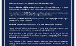 Kocaeli Soğuk ve Yağışlı Havaya Hazırlanıyor