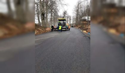 Teleferiğin, son durağına otopark ve yol