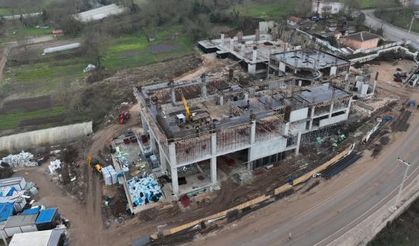 Başiskele ilçesindeki, termal tesis projesi hızla ilerliyor.