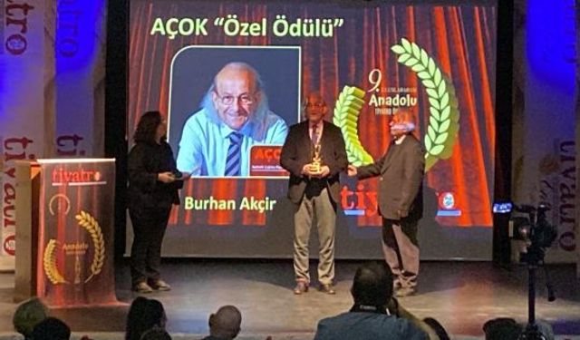 Burhan Akçin’e Özel Ödül