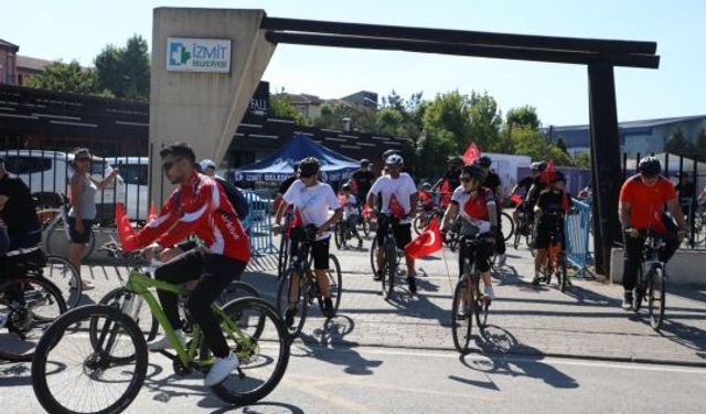 İzmit Belediyesi, 28 Haziran'da, bisiklet korteji düzenledi