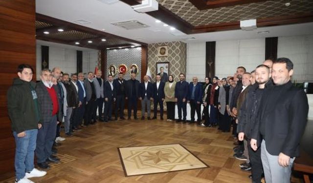 BAŞKAN OKUDAN VE YÖNETİMİ, BAŞKAN SÖĞÜT’E,  İADE-İ ZİYARETTE BULUNDU