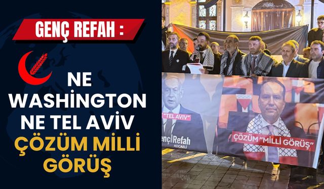 Genç refahtan anlamlı pankart