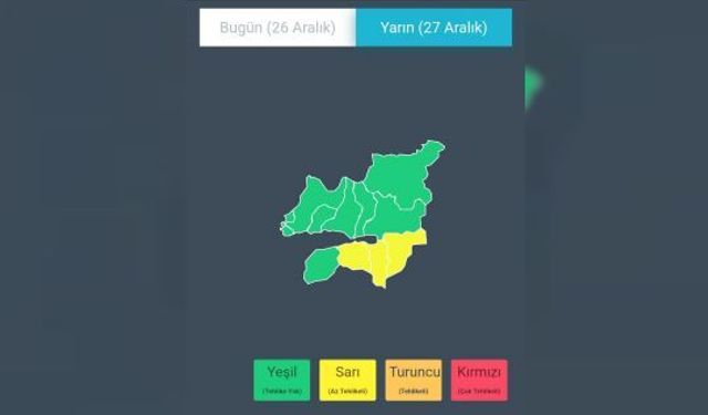 Kocaeli’nin Güneyinde Kuvvetli Kar Yağışı Uyarısı